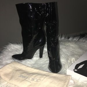 Jimmy choo black boot 36 1/2